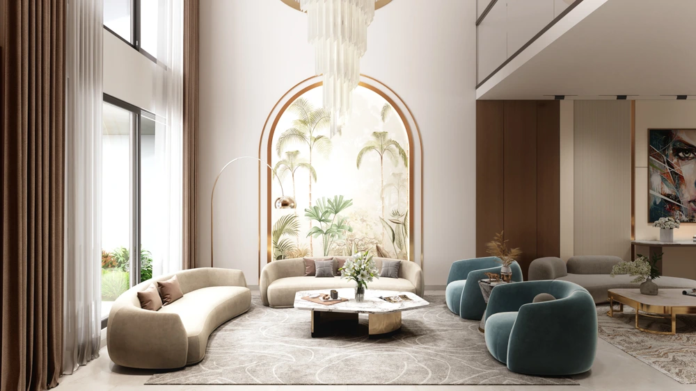 TVH Bay Villa — Living-room